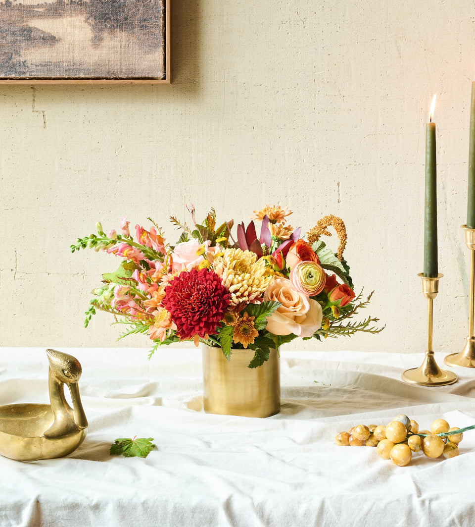 The Autumn bouquet – one of our most popular options for flower delivery