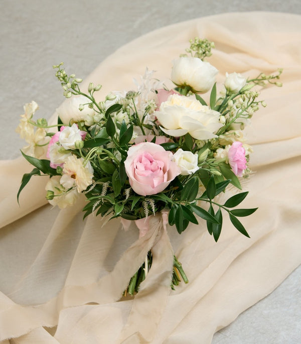 Bridal Bouquet Avant Garde Blush Ivory - Flowers for Dreams