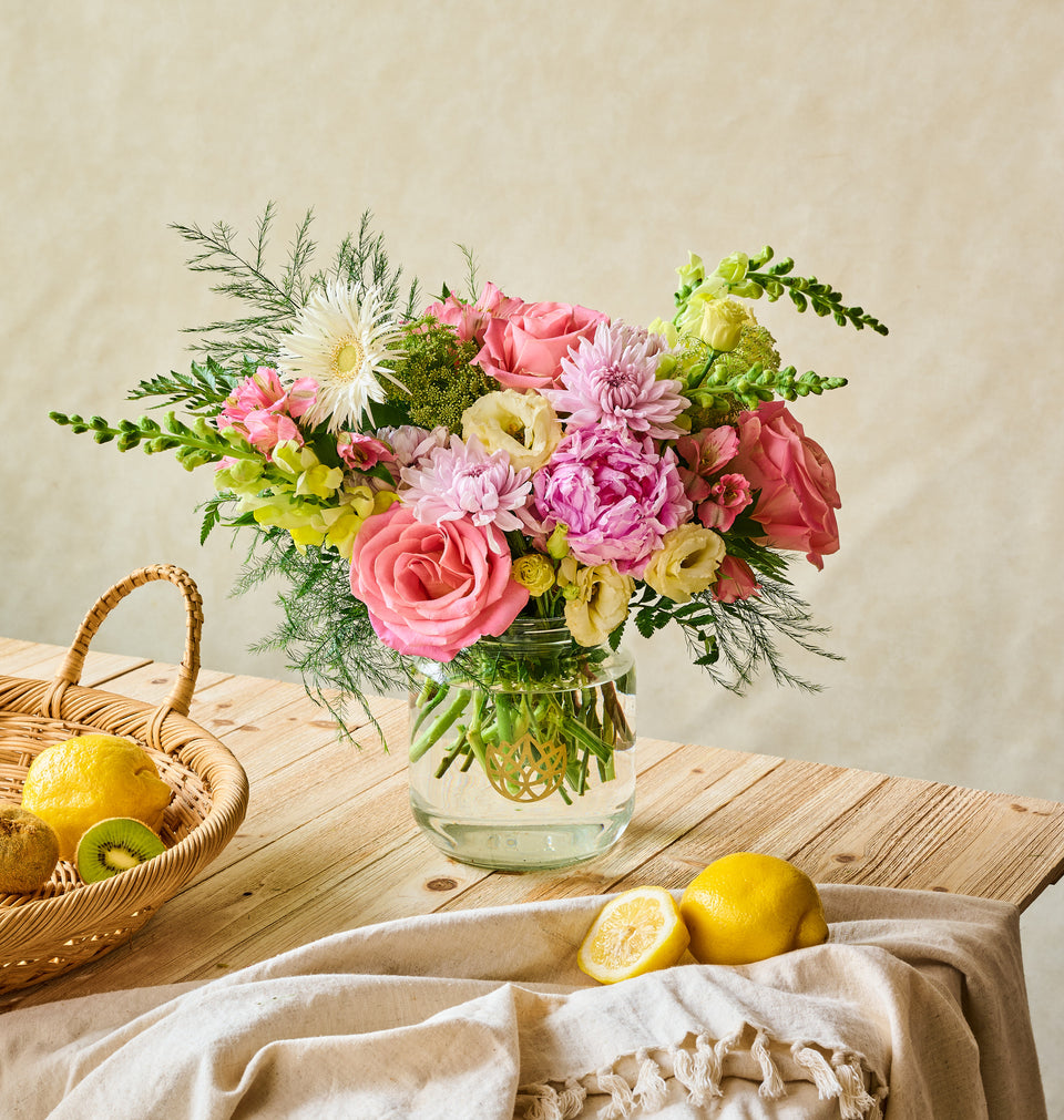 The Lemonade bouquet – one of our most popular options for flower delivery