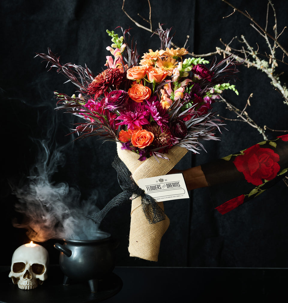 Let our expert florists create this Boo! flower bouquet for you