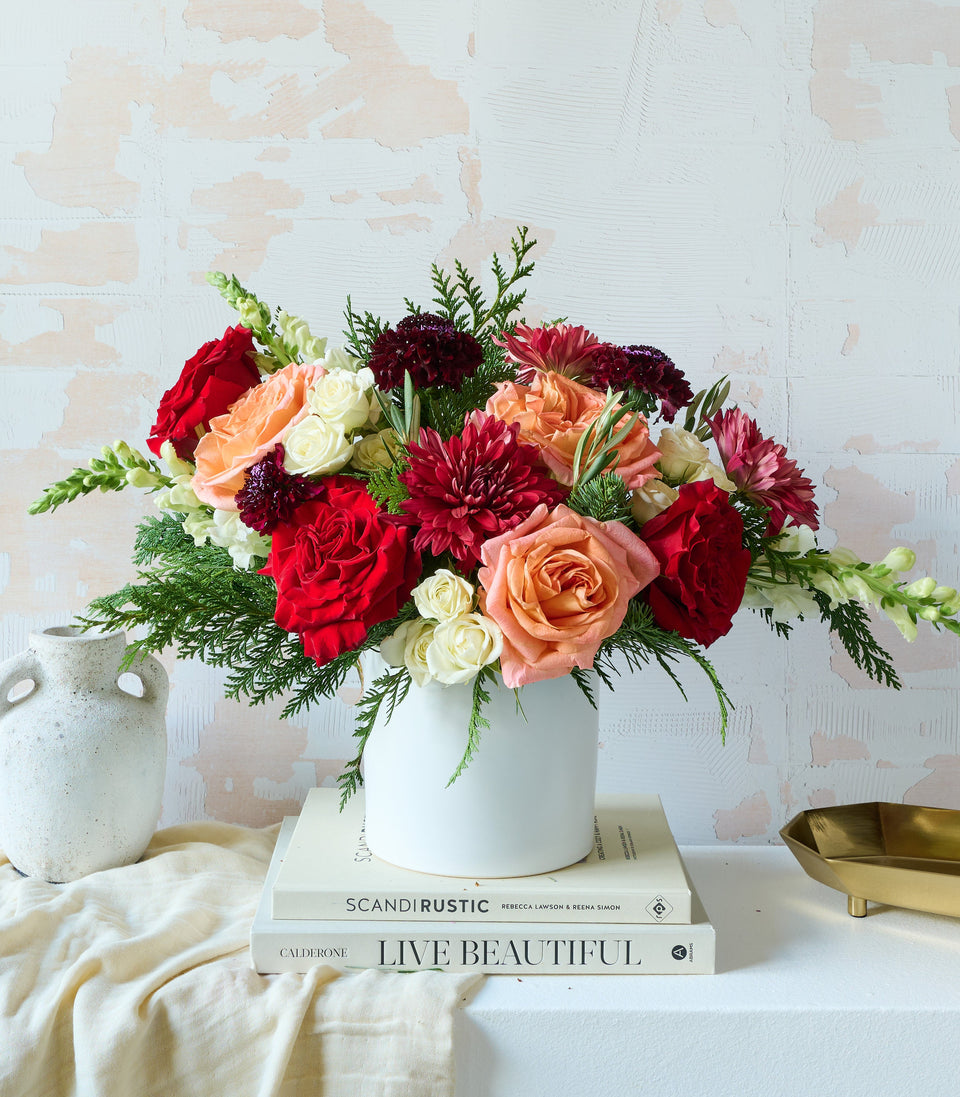 The Cranberry bouquet – one of our most popular options for flower delivery