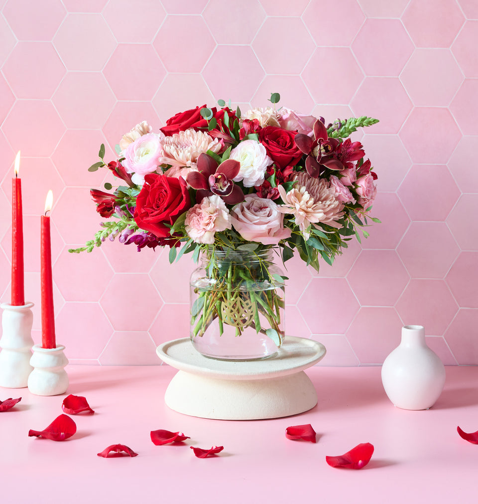 The Love bouquet – one of our most popular options for flower delivery