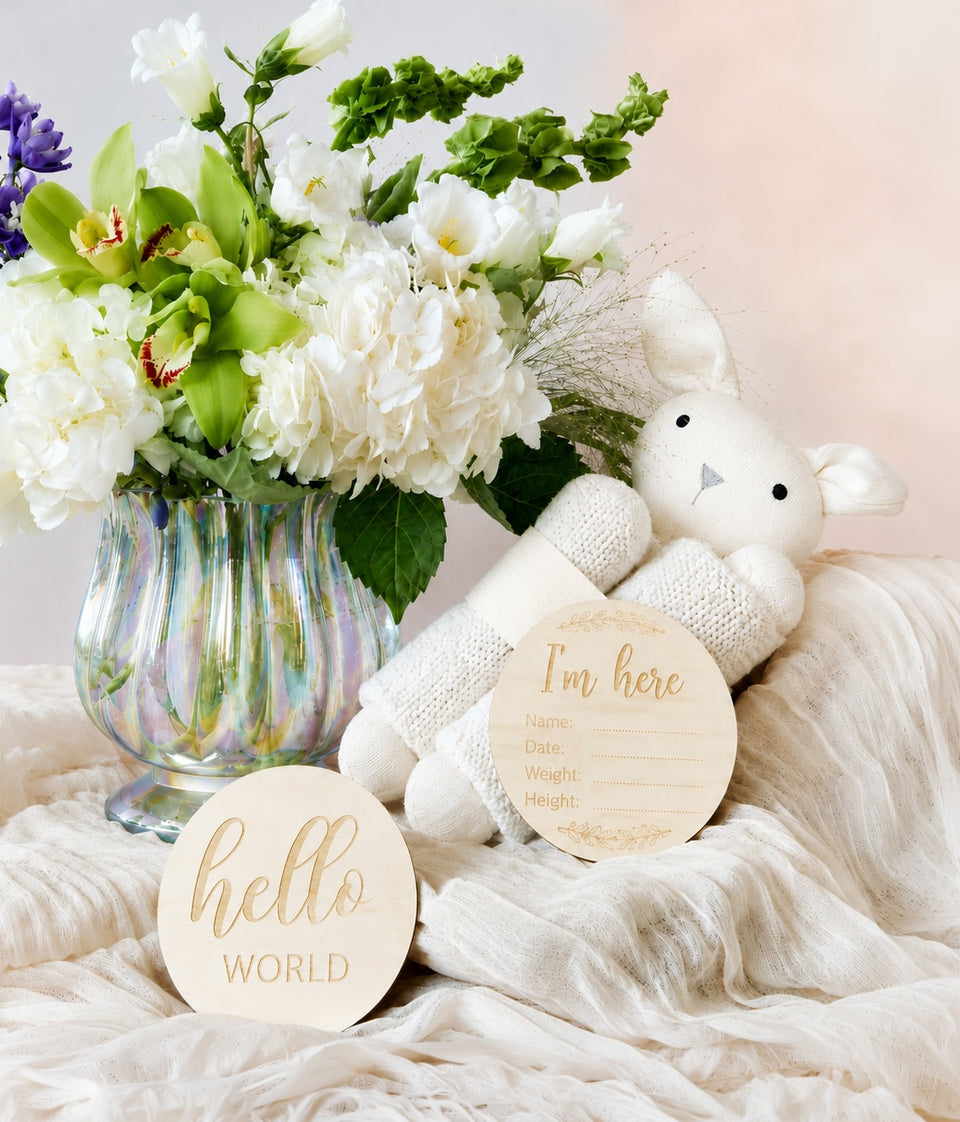 Photograph of The Baby Bundle flower bouquet