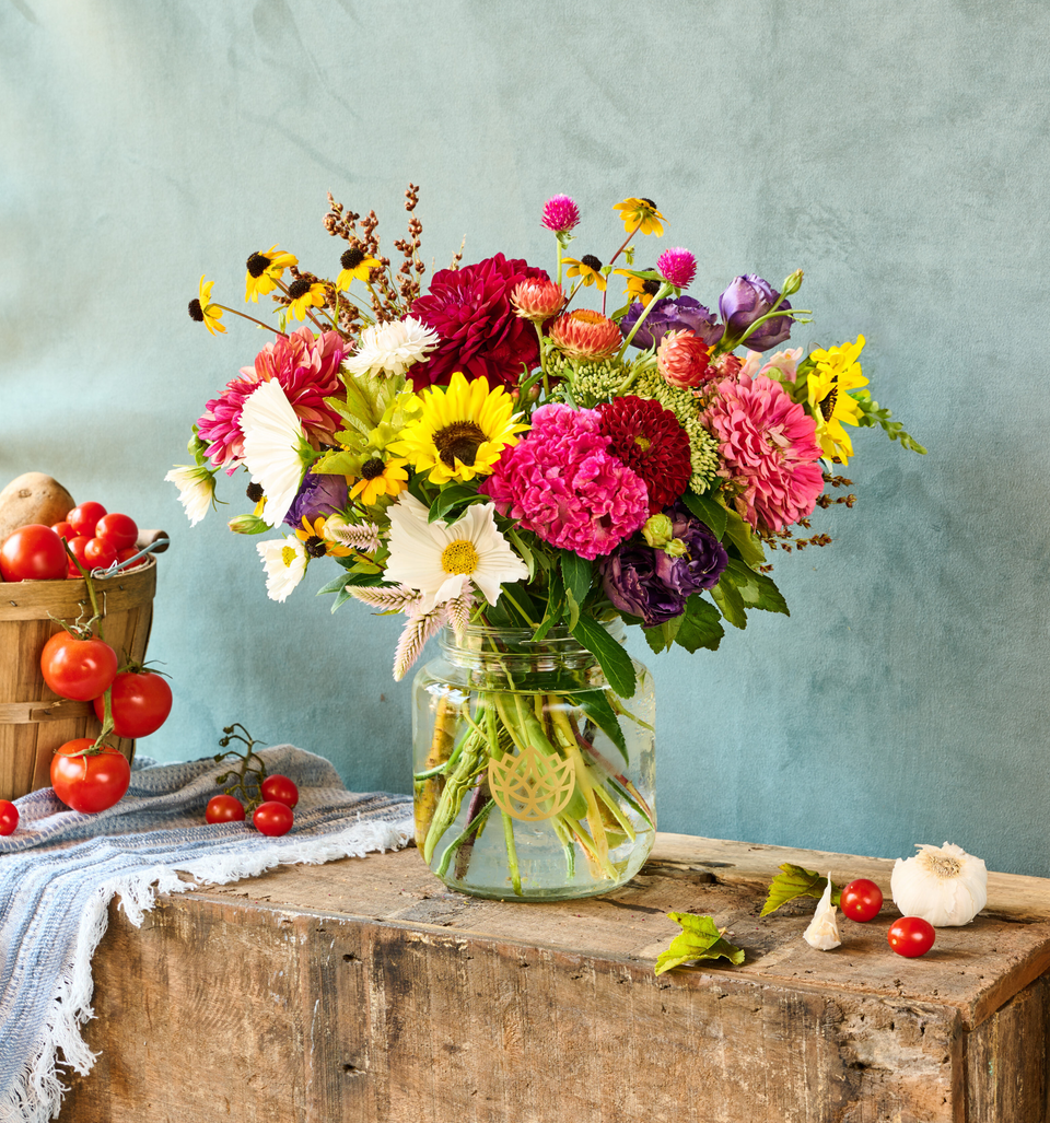 Let our expert florists create this Farm flower bouquet for you