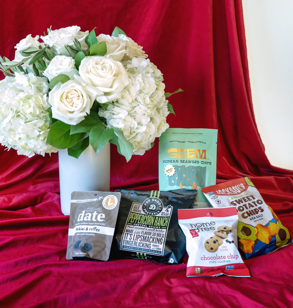 Send our The Snack Bundle bouquet of flowers to someone