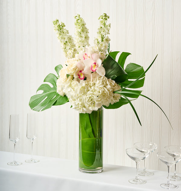 Modern White Bar Arrangement