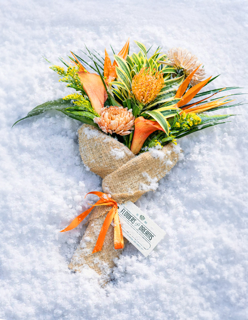 The Vacay bouquet – one of our most popular options for flower delivery