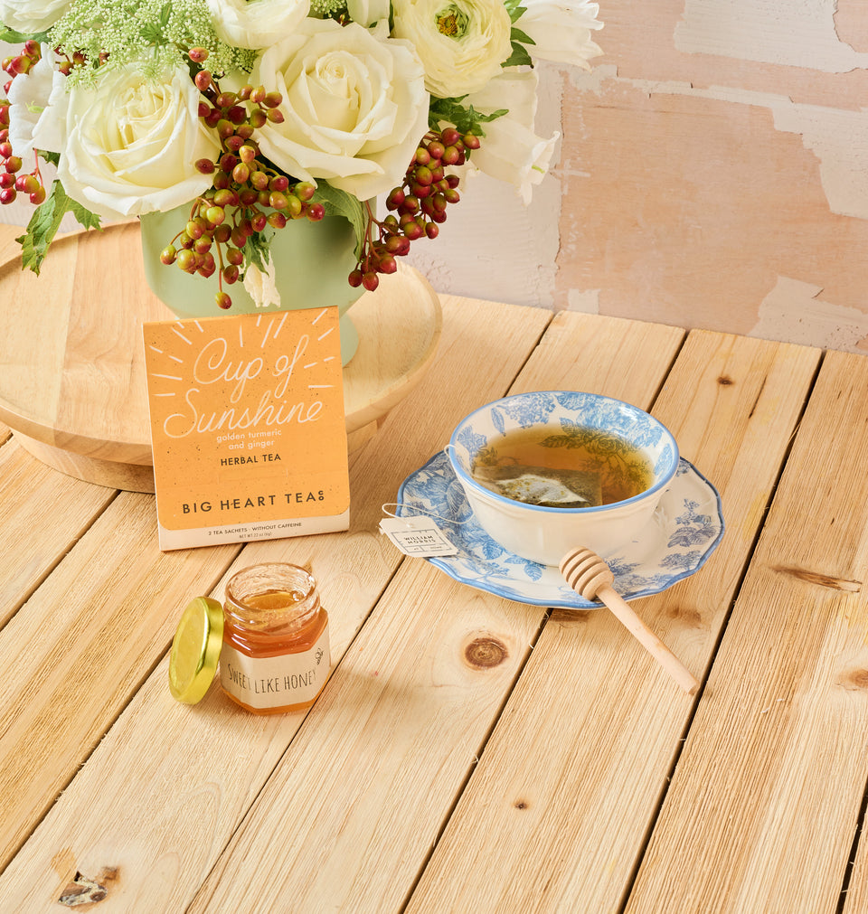 Photograph of The Tea & Honey Bundle flower bouquet