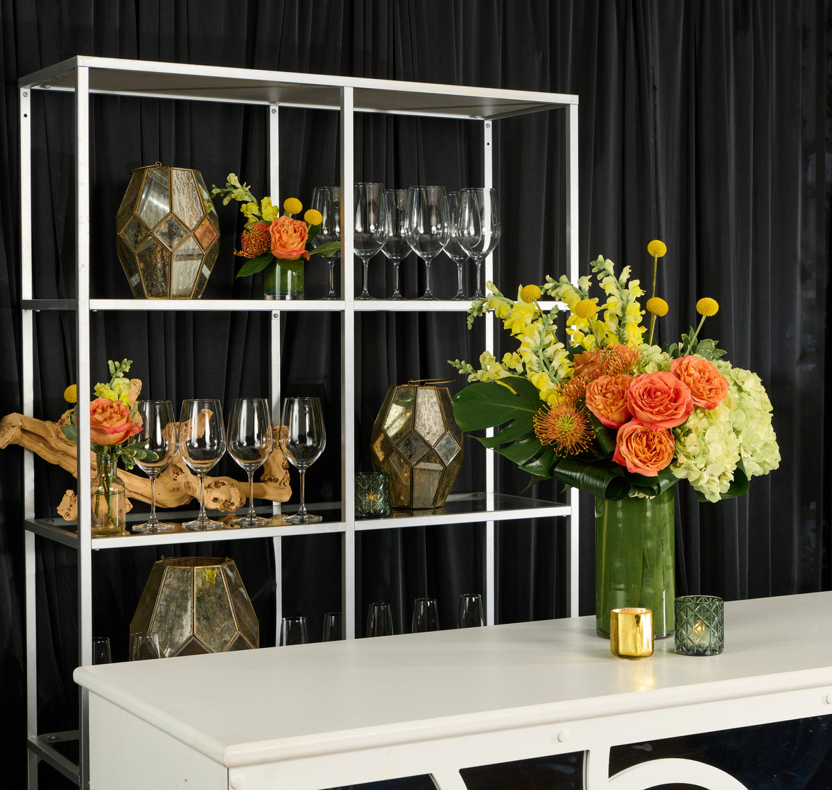 Garden Tropical Tall Bar Arrangement