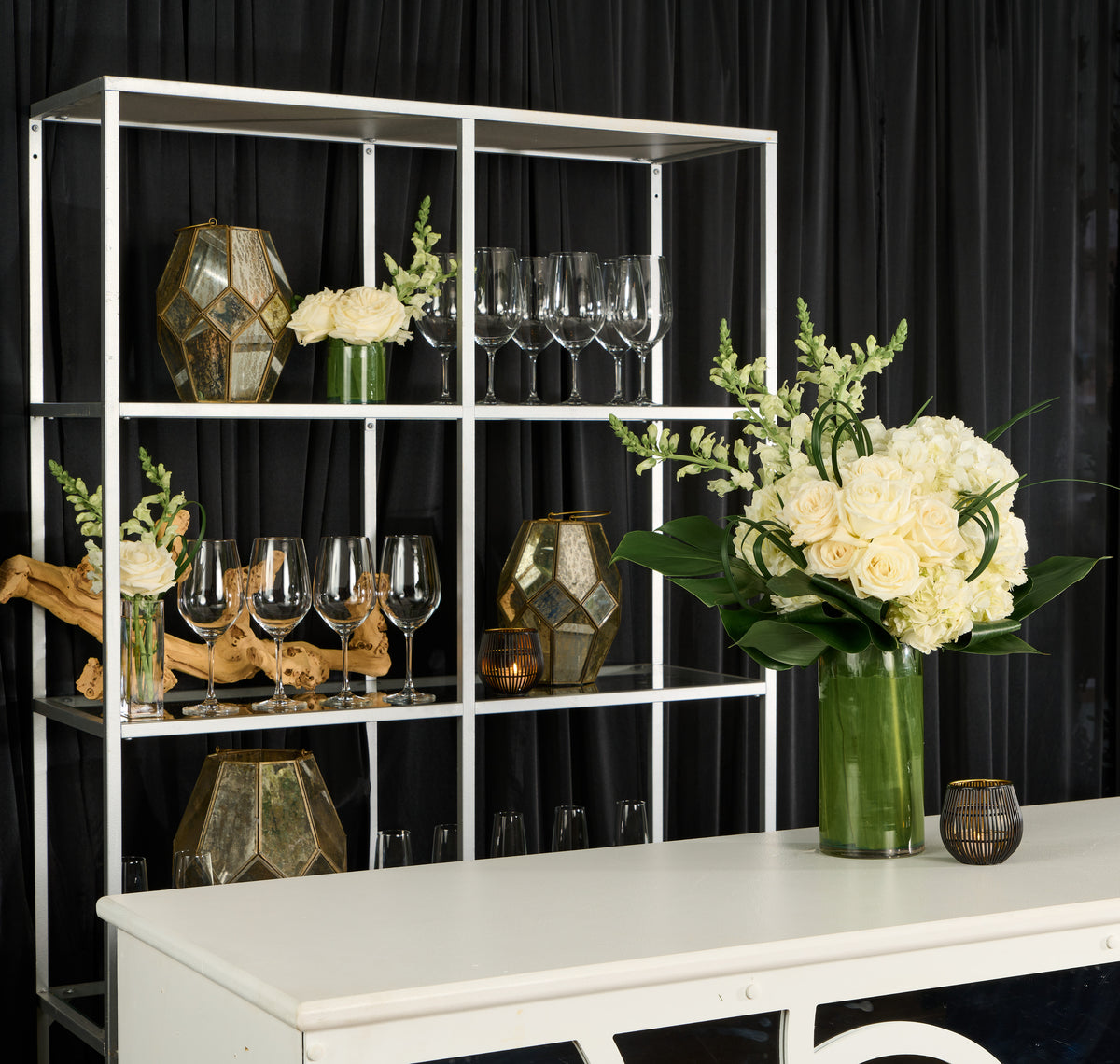 Modern Tall Bar Arrangement