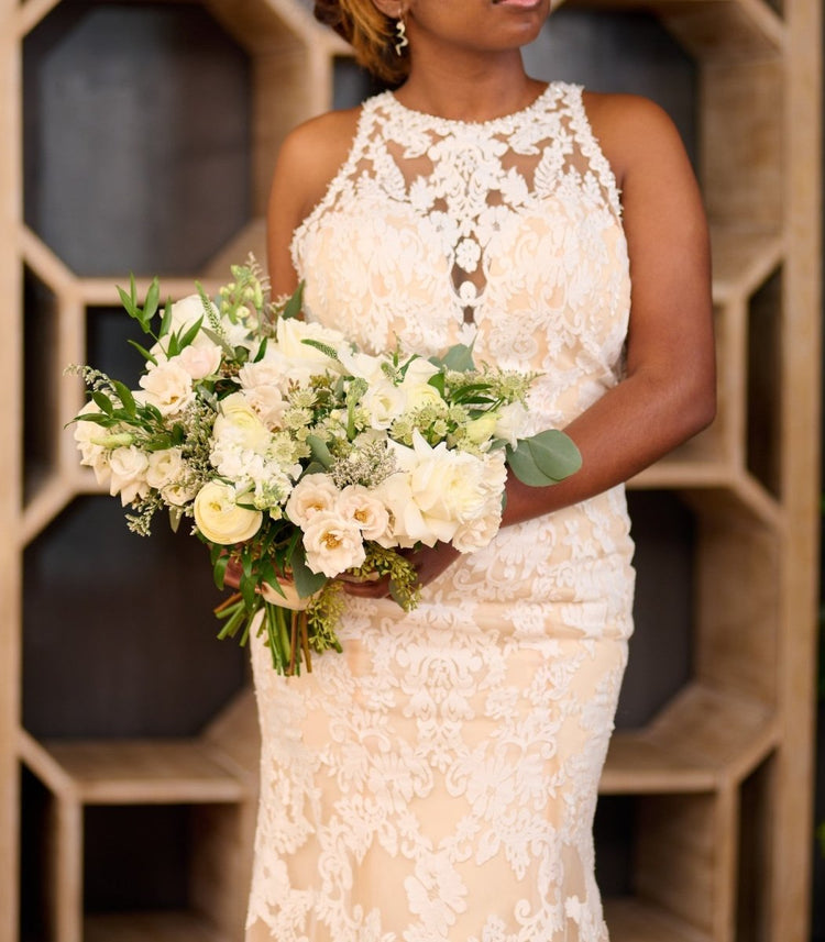 Bridal Bouquet Lush White & Cream featured image