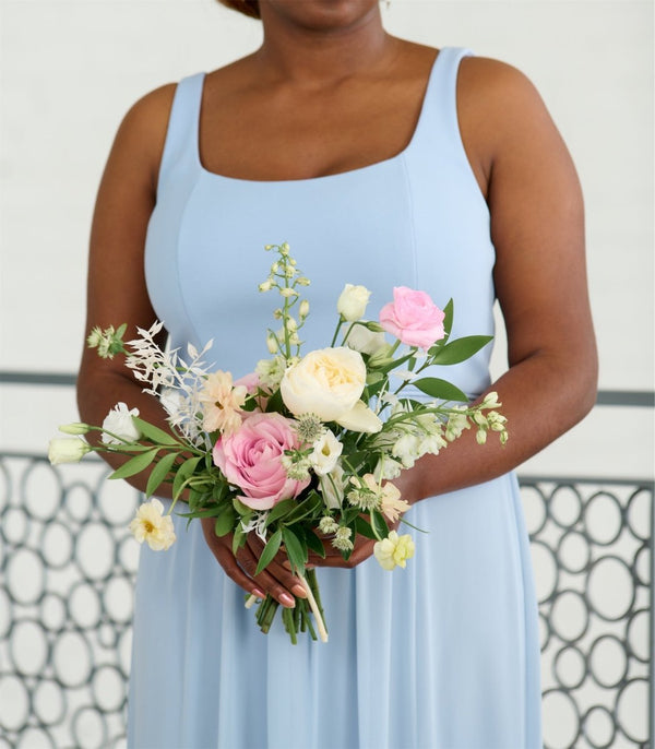 Bridesmaid Bouquet Avant Garde Blush Ivory - Flowers for Dreams