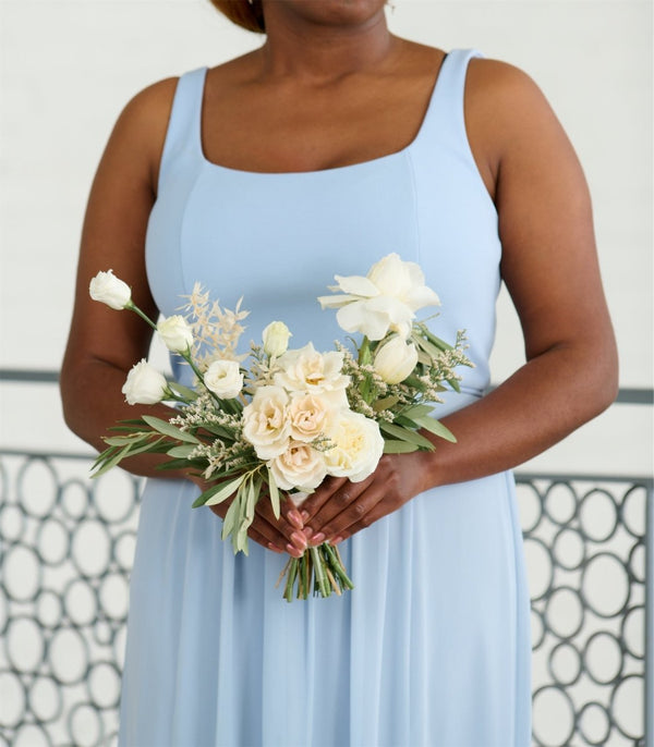 Bridesmaid Bouquet Avant Garde White Cream - Flowers for Dreams