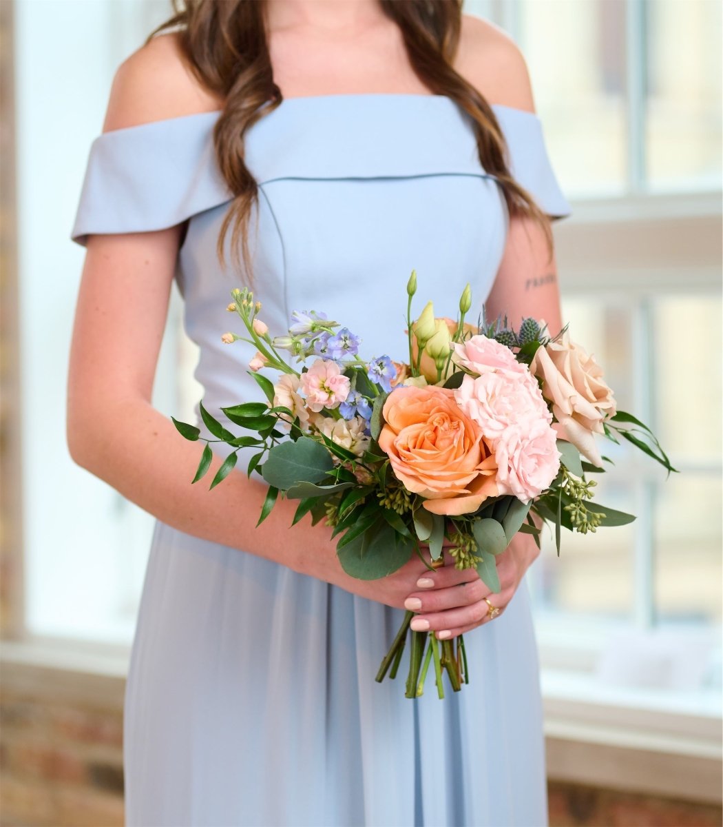 Bridesmaid Bouquet Lush Colorful - Flowers for Dreams