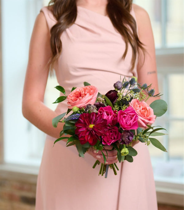 Bridesmaid Bouquet Lush Jewel - Flowers for Dreams