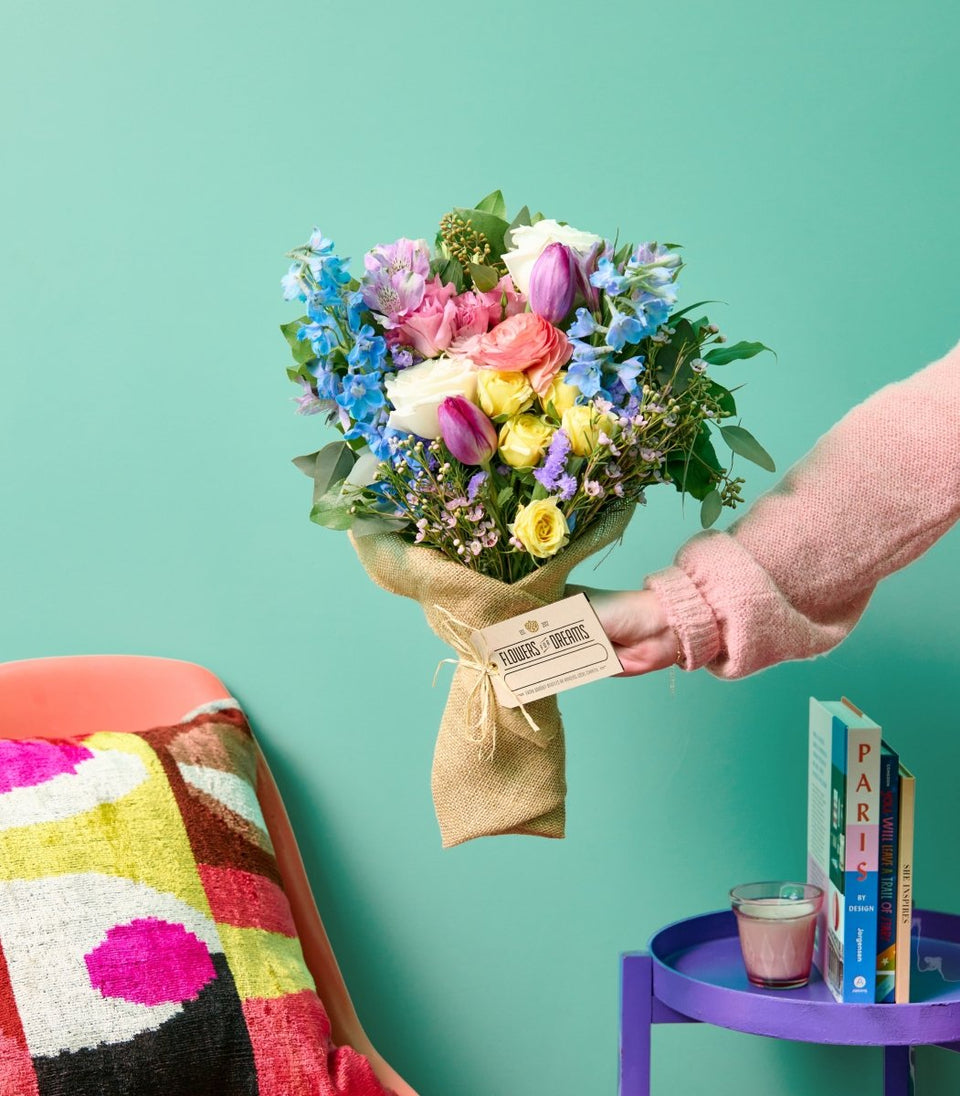 The Candy bouquet – one of our most popular options for flower delivery