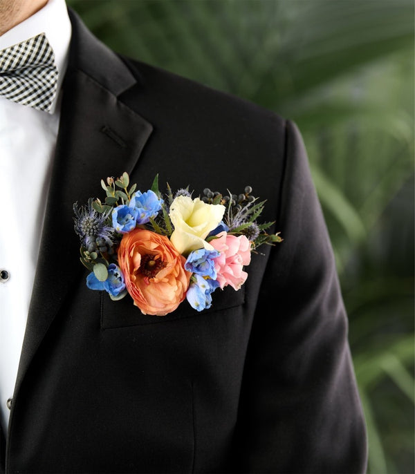 Pocket Boutonniere Colorful - Flowers for Dreams