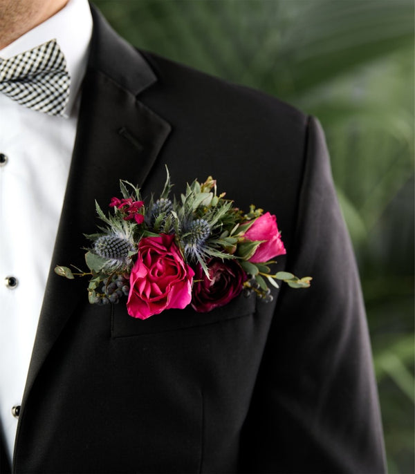 Pocket Boutonniere Jewel - Flowers for Dreams